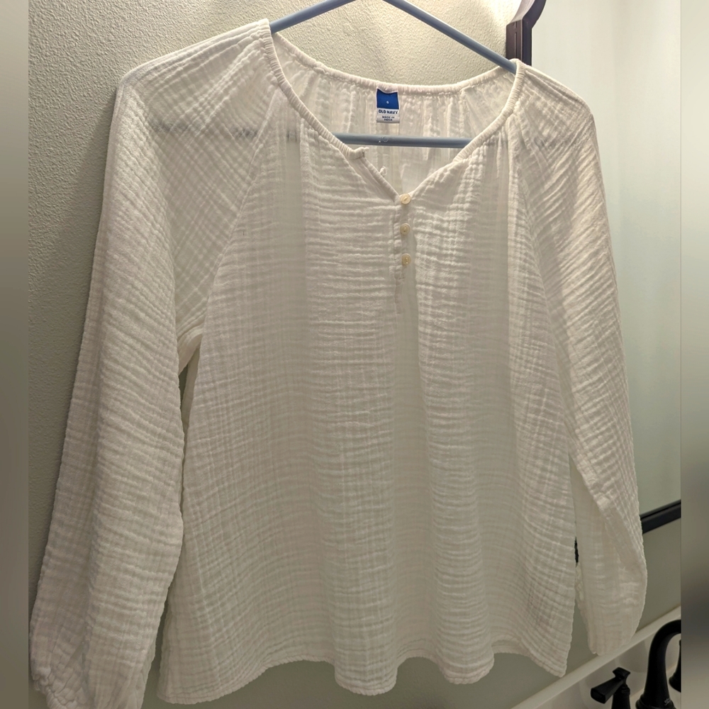 White Gauze Blouse